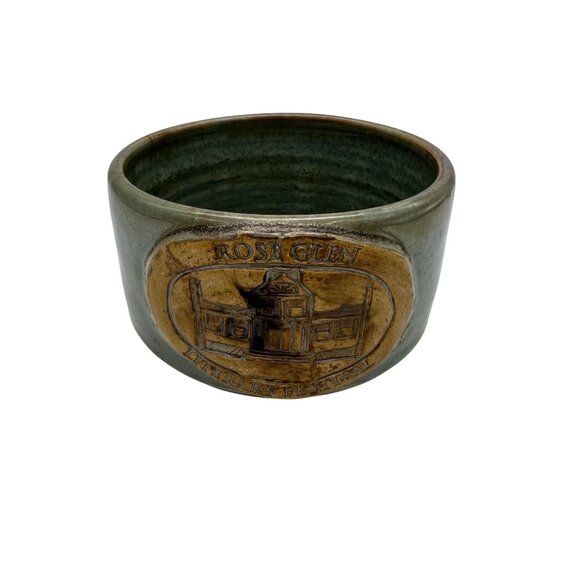 Rose Glen Literary Festival Pottery Bowl The Old Mill 2019 Collectors Piece - Picture 1 of 6